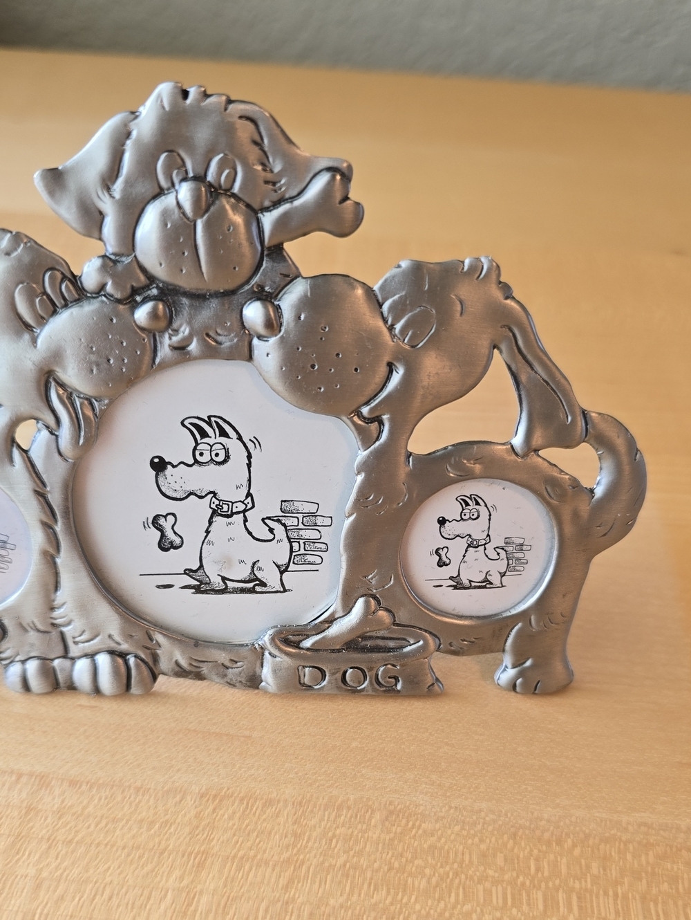 Silver Dog-Themed Multi-Photo Picture Frame - Picture 3 of 8